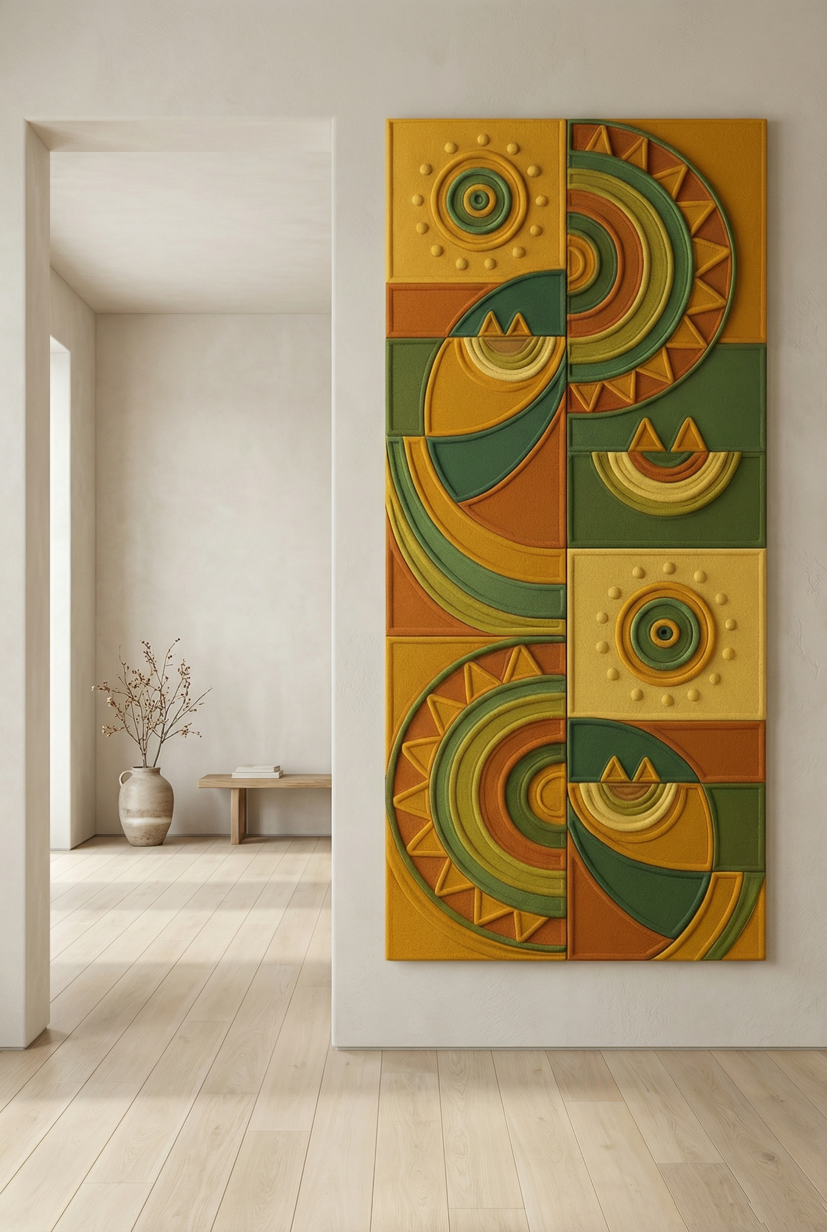 Sunburst Groove Panels