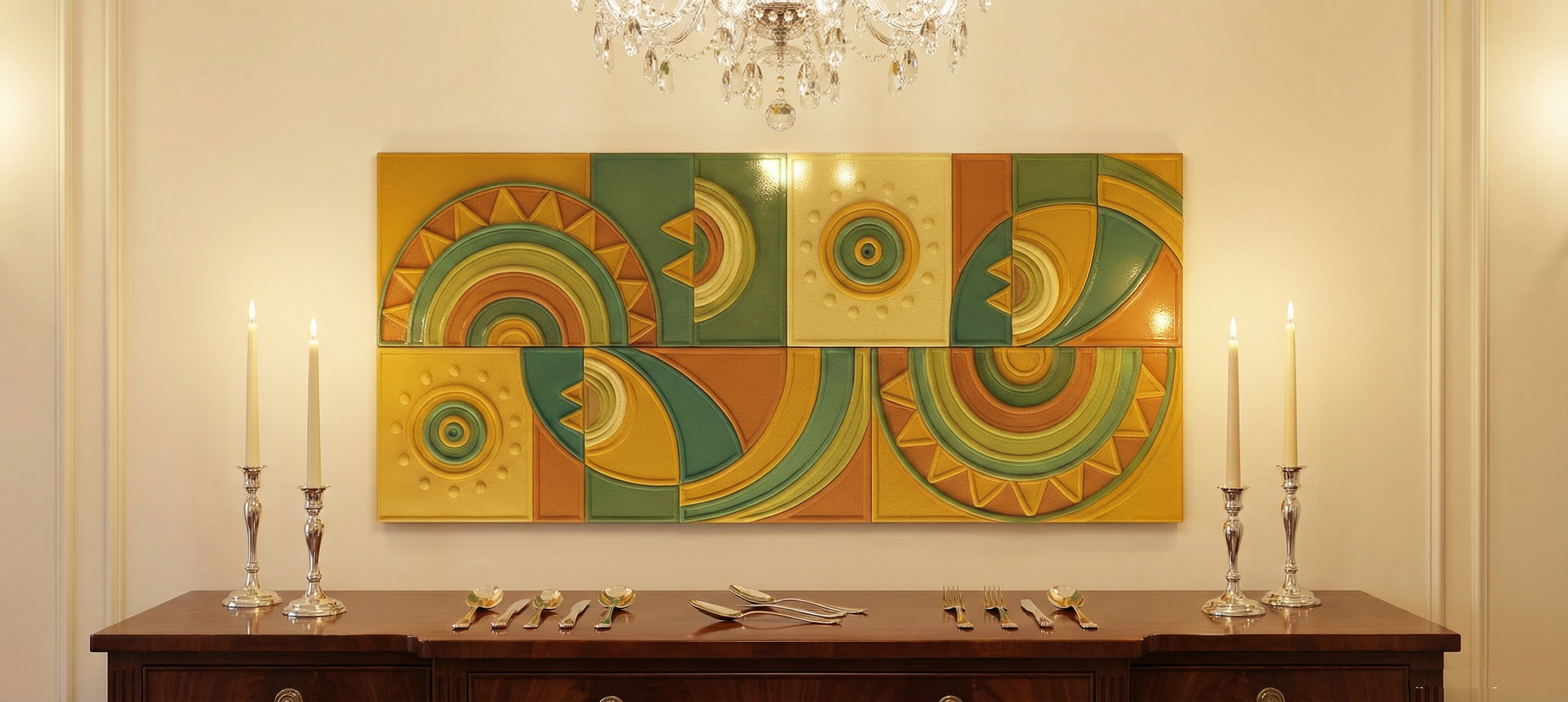 Sunburst Groove Panels