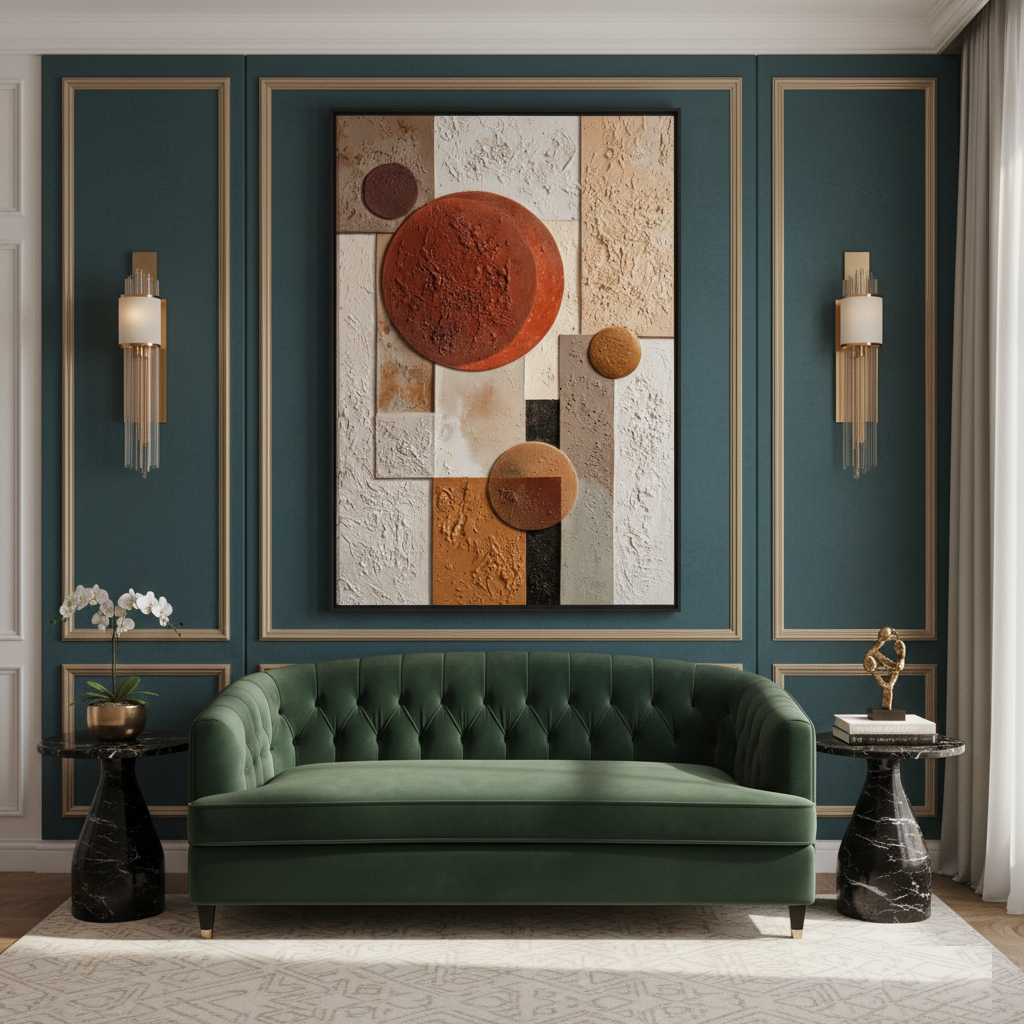 Terracotta Cosmos Panel