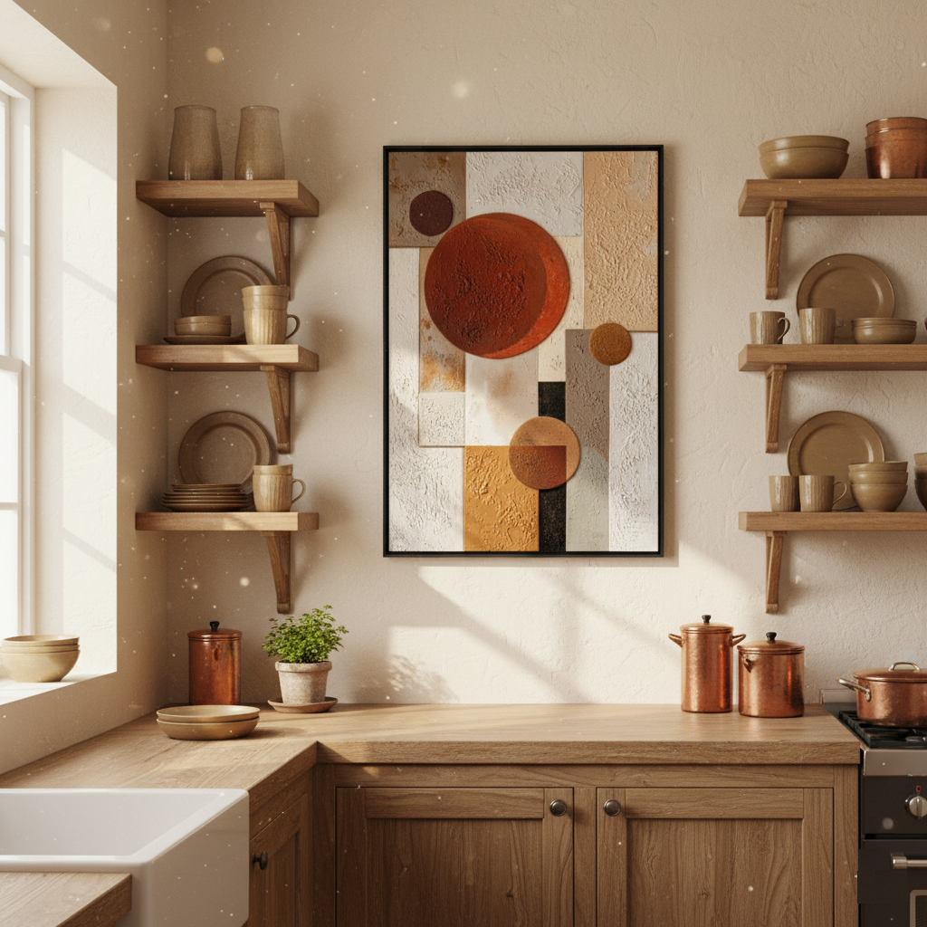 Terracotta Cosmos Panel