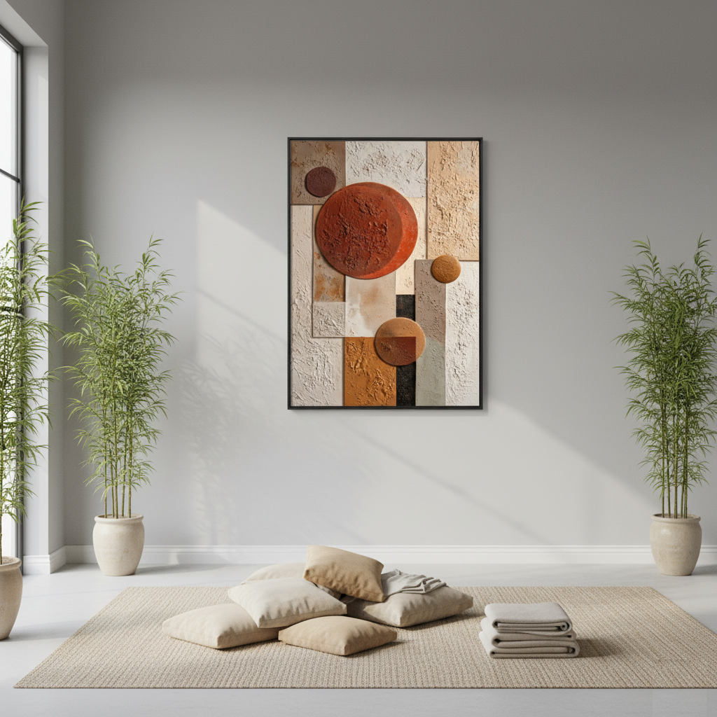 Terracotta Cosmos Panel