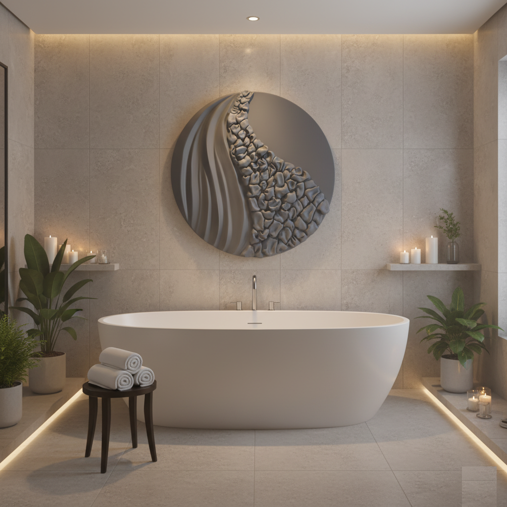 Sculptural Circle Artwork