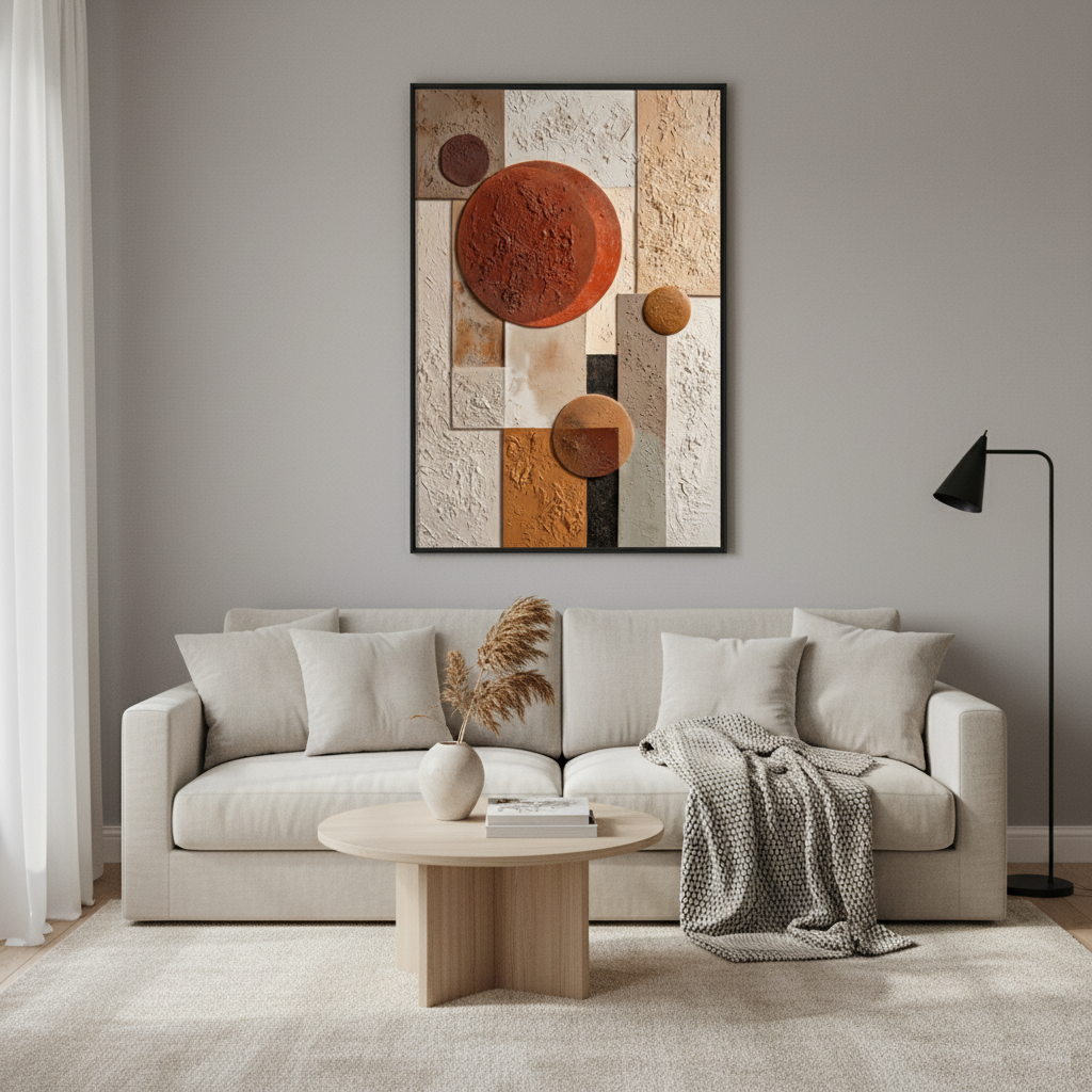 Terracotta Cosmos Panel