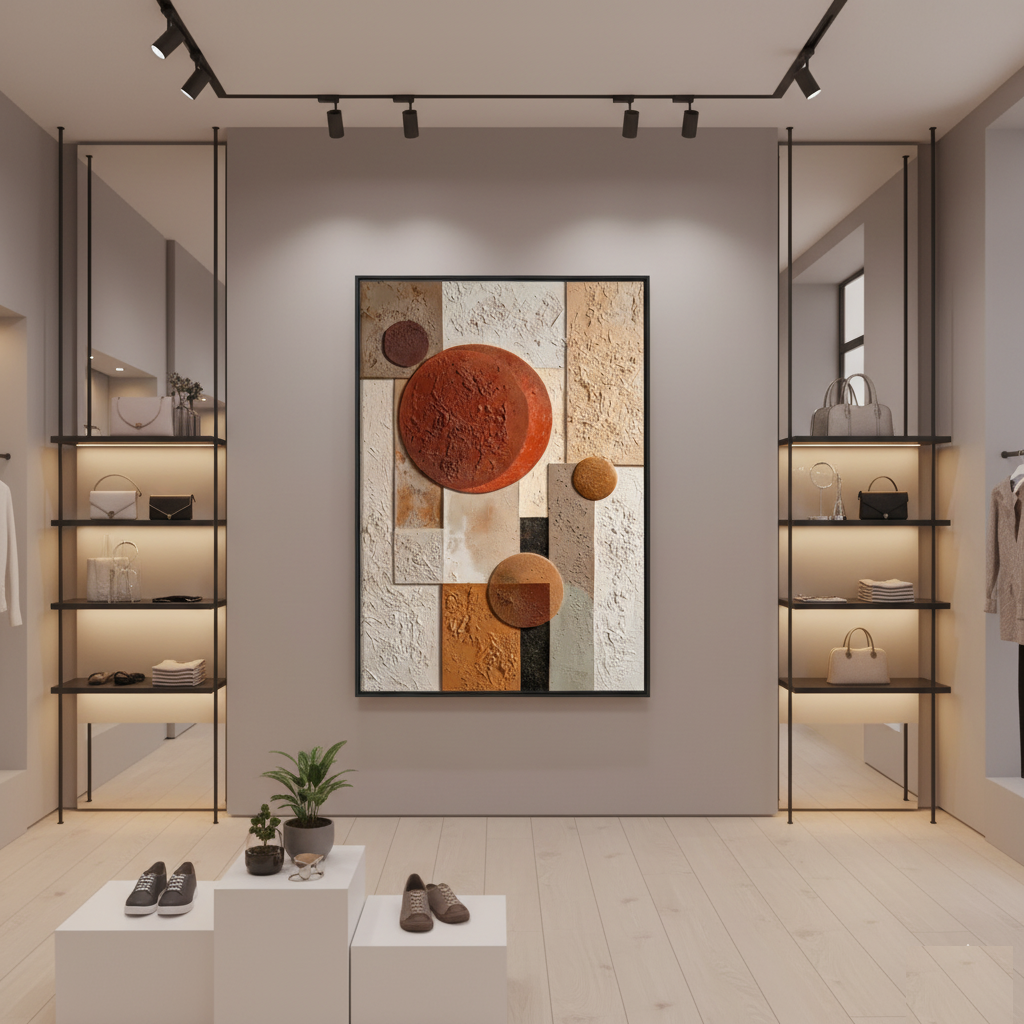 Terracotta Cosmos Panel