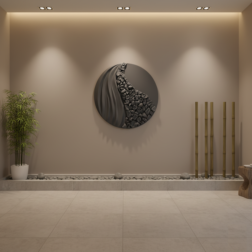 Sculptural Circle Artwork